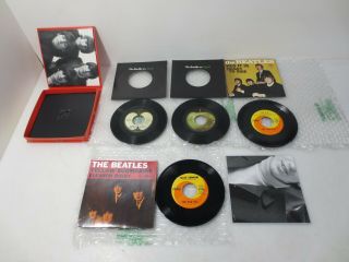 The Beatles Limited Edition 7 " Vinyl Record Set 4 Records,  Poster Remastered 2009