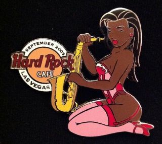 Hard Rock Cafe Las Vegas 2003 Sexy Calendar Girl Series September Pin