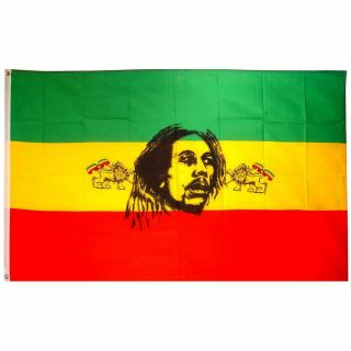 Bob Marley Flag 3ft X 5ft