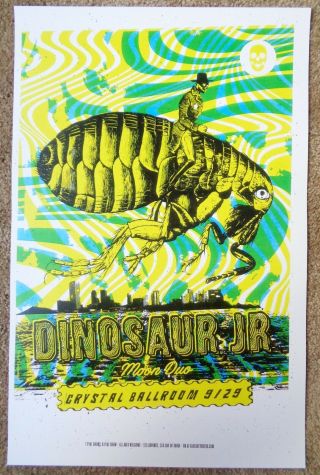 Dinosaur Jr.  2016 Gig Poster Portland Oregon Concert