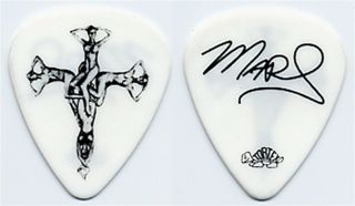 Motley Crue Mick Mars 2008 Saints Of Los Angeles Tour Signature Band Guitar Pick