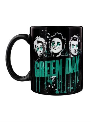Green Day Mug Drips Boxed Black
