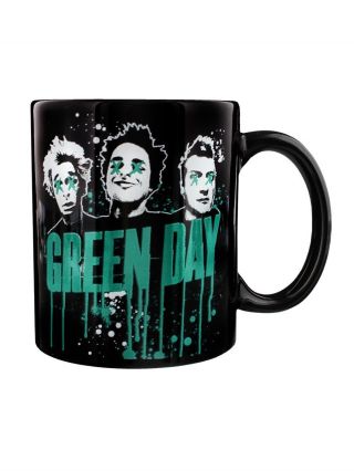 Green Day Mug Drips Boxed Black 2