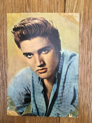 Vintage Elvis Presley Unposted Postcard - In Love Me Tender