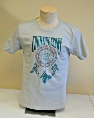 Counting Crows Concert Dream Catcher Design Blueish Gray T - Shirt Adult Xs