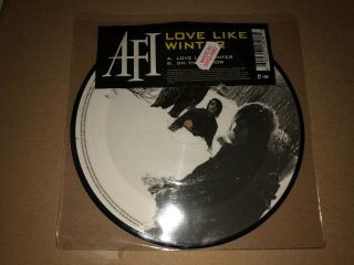 Afi Love Like Winter 7 " Vinyl Record Limited Edition Picture Disc Davey Havok
