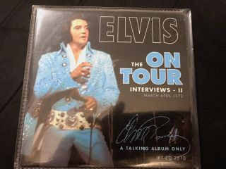 Rare Elvis Presley - Cd Sampler " Elvis On Tour - The Interviews Ii "
