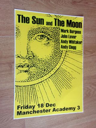 The Sun And The Moon Tour Poster Manchester