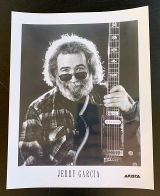 Jerry Garcia Arista Records Publicity/press/promo 8x10 Photo The Grateful Dead