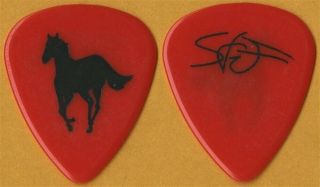 Deftones Stephen Carpenter 2000 White Pony Tour Signature Guitar Pick - Red