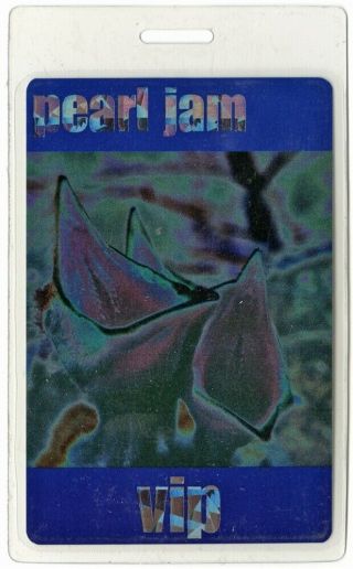 Pearl Jam Authentic 1998 Concert Laminate Backstage Pass Yield Tour Vip