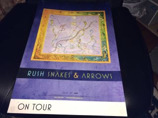 Rush - Snakes & Arrows On Tour 2007 Album Art 2 - Sided Promo Poster 11x17