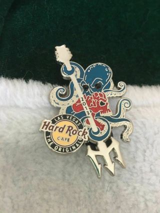 Hard Rock Cafe Pin Las Vegas Hotel Octupy Your Mind Octopus W Trident 75509