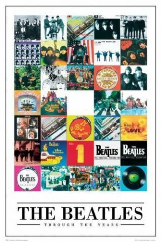 The Beatles Through The Years Poster 61 X 91.  5cm Lp0594 185