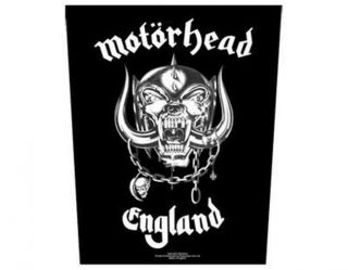Official Licensed - Motorhead - England Sew On Back Patch Metal Lemmy