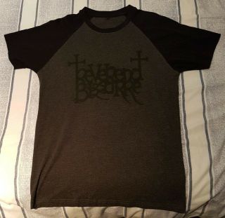 Reverend Bizarre - Logo - Dark Grey & Black T Shirt - Large - Doom Metal - L