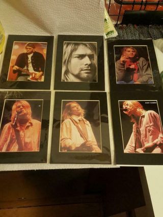 Vintage Nirvana Kurt Cobain (9) 4x6 Uk Post Cards