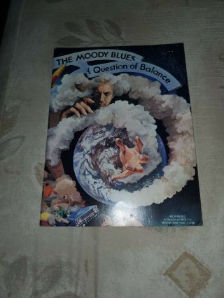 Moody Blues A Question Of Balance Songbook Sheet Music Childrens Children 1970
