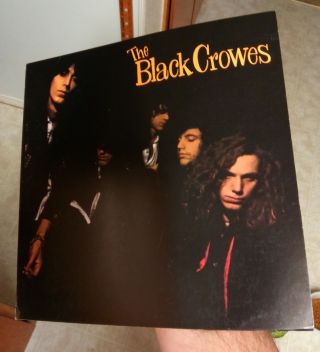 1990 The Black Crowes 2 Side Promo Poster 12x12 Flat Jealous Again