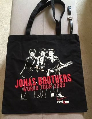 Jonas Brothers Tote Bag And Watch