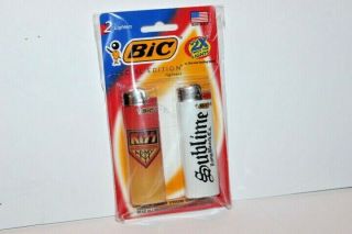 Bic Lighter Special Edition Rock & Roll 2 Pack Kiss & Sublime Long Beach Ca