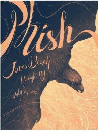 Phish Jones Beach Poster 2012.