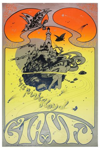 Pink Floyd Psychedelic U.  K.  Concert Poster 1967