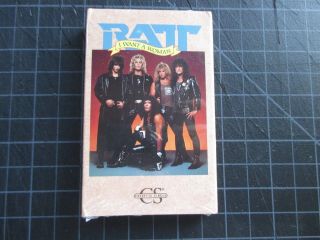 Vintage Ratt Cassette Single I Want A Woman 1988 Htf