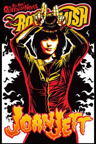 Joan Jett Queen Of Noise Promotional Poster 12x18