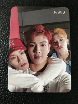 S:w:j Unit Official Photocard Monsta X 2nd Album Take.  1 Are You There? Kpop