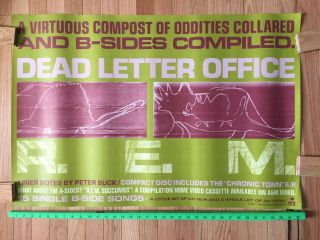 R.  E.  M.  Promo Poster (dead Letter)