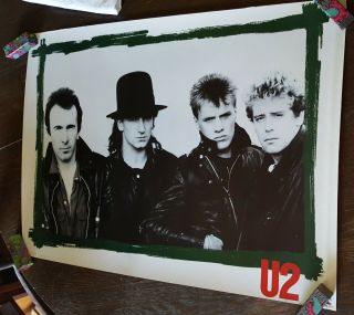 U2 Vintage Joshua Tree Era Poster Island -