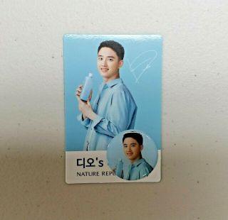 Exo X Nature Republic Official " Do Photo Card & Fan Sticker " & Gift