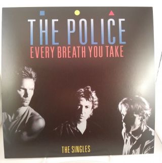 The Police Everybreath You Take Singles Promo Poster Flat 12 " X12 " 1986 A&m Sting