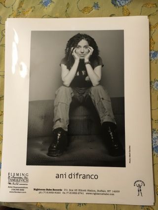 Ani Difranco Promotion Photo Vintage 90 