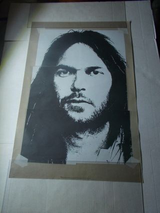 X Neil Young - - 1995 Reprise Promotional Poster 26 X 34 "