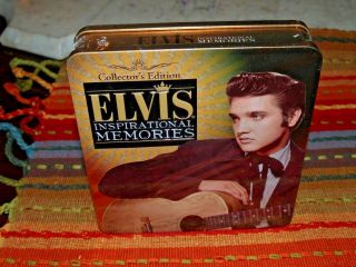Elvis Presley Inspirational Memories Collectors Edition Tin Cd,  Dvd