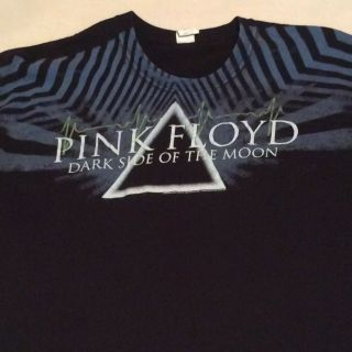 Pink Floyd Men’s Large Dark Side Of The Moon 2008 Black Short Sleeve T - Shirt