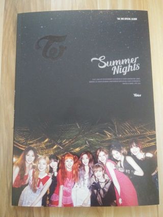 Twice Summer Nights Album (sana Cd,  Sana/tzuyu/nayeon Photocard)