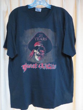 Great White 25 Years Back To The Rhythm 07 / 08 Tour Shirt Large L 2007 2008 Ex