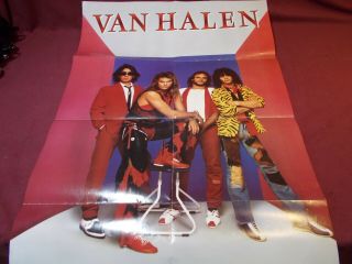 Van Halen 1984 23 X 35 Fold Out Poster Rock And Roll