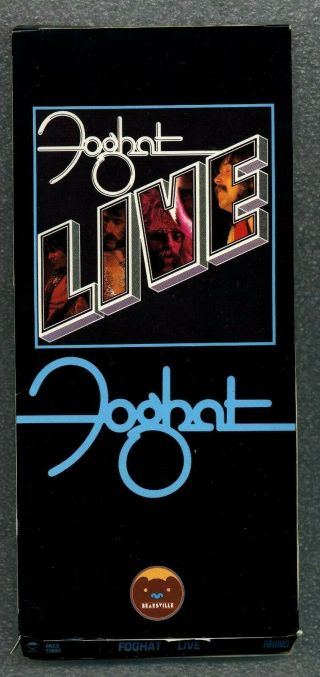 Foghat - " Foghat Live " - Empty Longbox No Cd - Long Box Only
