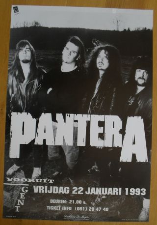 Pantera Concert Poster 