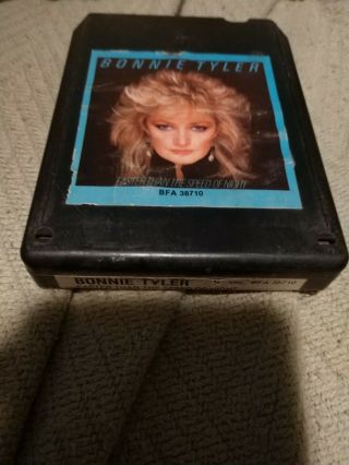 Bonnie Tyler 1983 Faster Than The Sped Of Night 8 Track Tape Rare Collectible