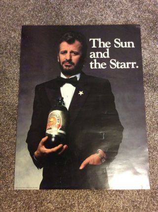 Ringo Starr,  “the Sun And The Starr” Sun Country Classic Wine Poster 20” X 15”