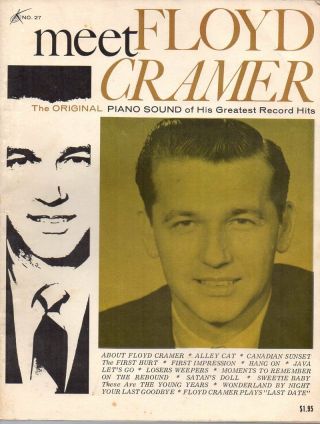 Floyd Cramer Piano Sound Greatest Hits Songbook