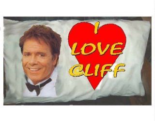 I Love Cliff Richard Pillowcase Col