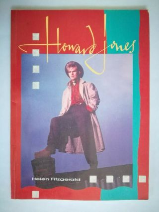 Howard Jones Soft Back Book 1985 By Helen Fizgerad