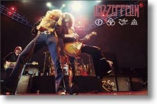 Led Zeppelin Poster Robert Plant - Jimmy Page Rare