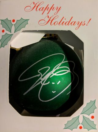 Josh Groban Green Christmas Ornament - Have Yourself A Merry Xmas -